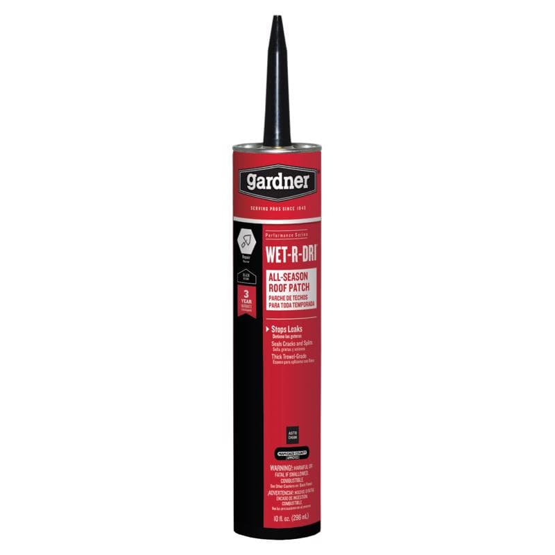Wet/Dry Roof Cement, 10oz Cartridge