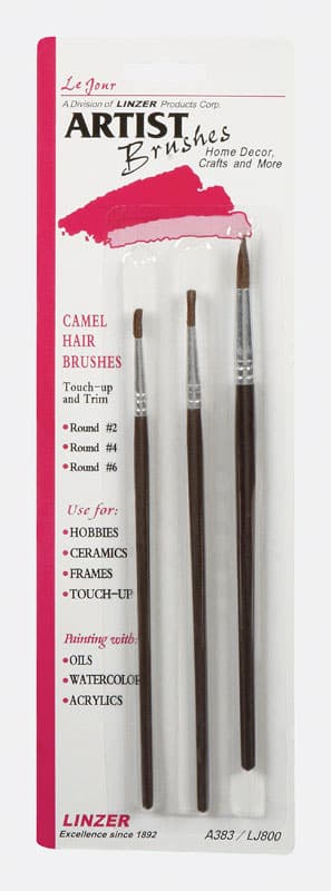 Linzer Artist Brush Set, 3-Piece
