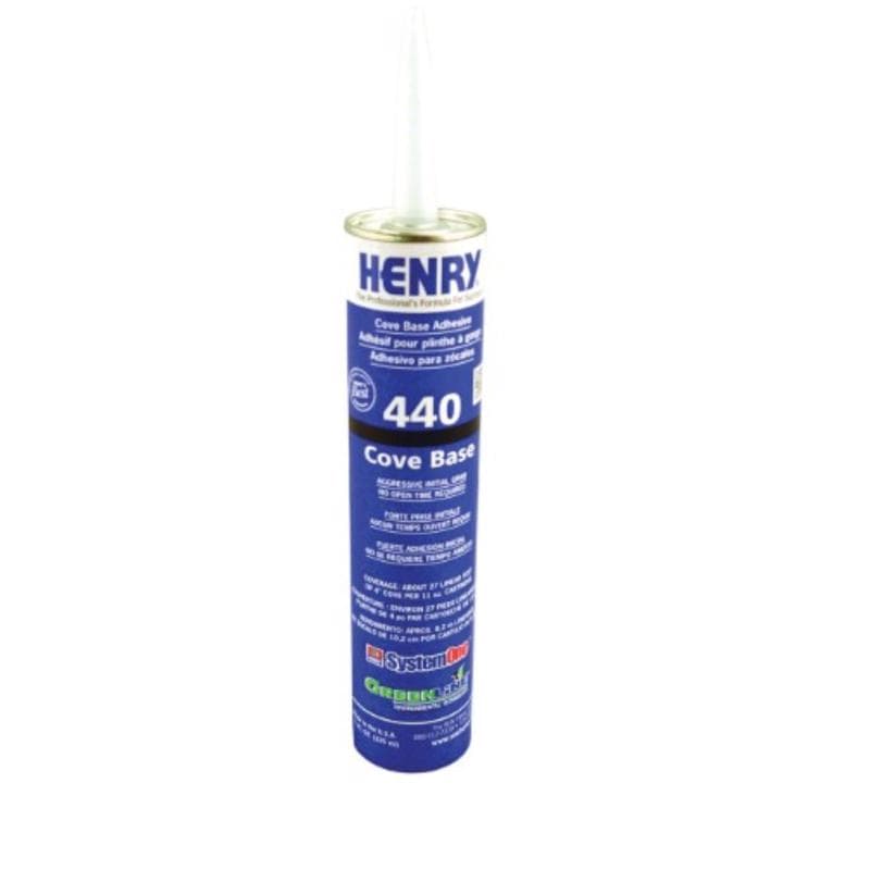 Henry Latex Cove Base Adhesive, 11oz Cartridge