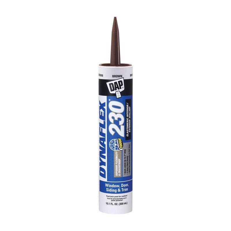 DAP Dynaflex 230 Caulk, Brown 10.1oz