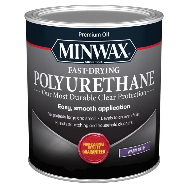 Minwax Polyurethane Varnish, Satin Quart