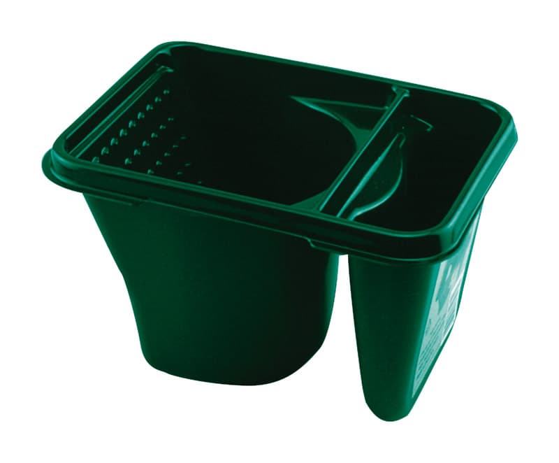 Plastic Paint Pail, Assorted Colors 1qt 7.5in