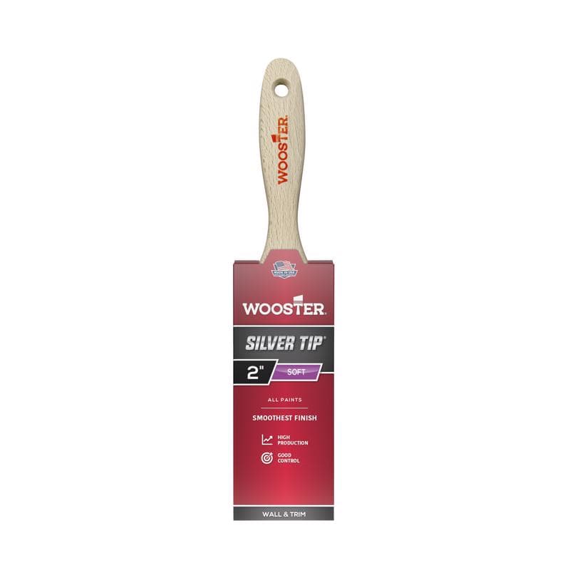 Wooster Silver Tip Varnish Brush, 2in