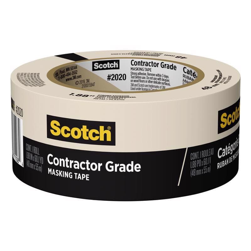 Scotch Masking Tape, 1.88in x 60yd