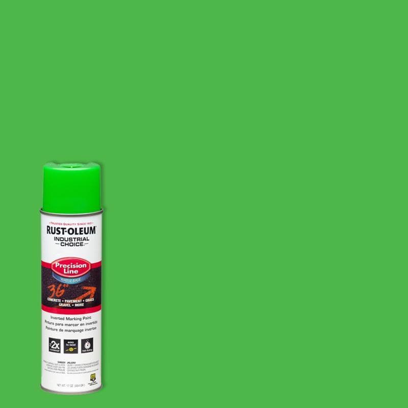 Rust-Oleum Water-Based Marking Paint, Fluorescent Green