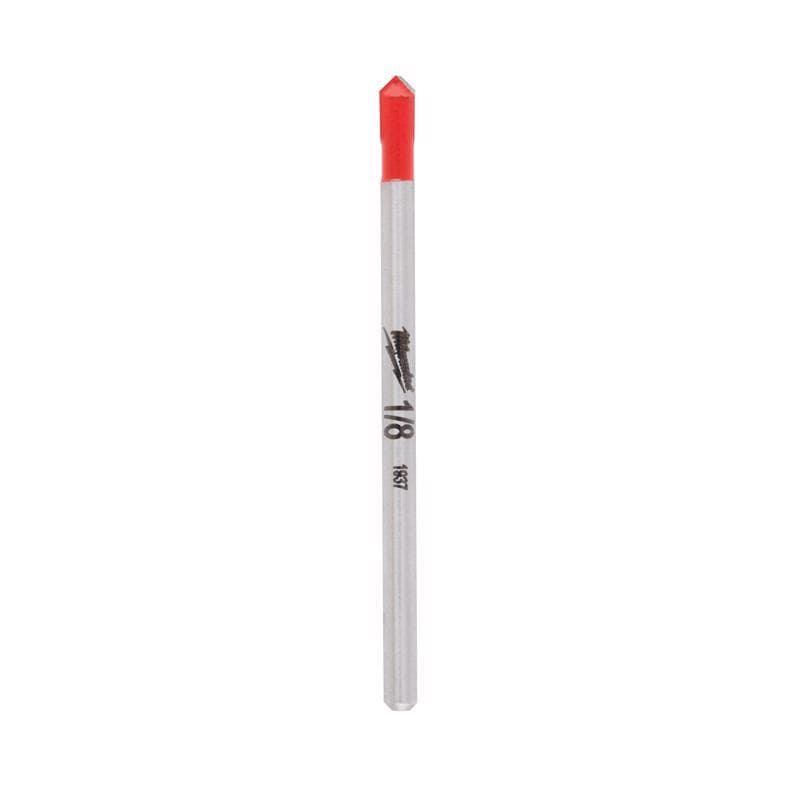 Milwaukee Glass & Tile Drill Bit, 1/8in