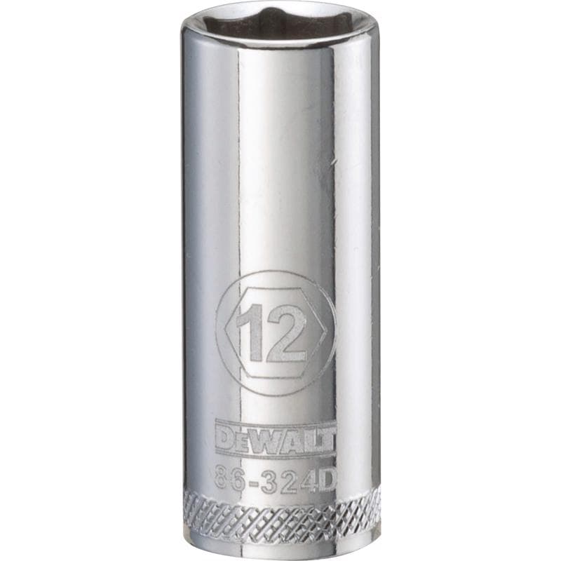 DeWalt Deep Socket, 12mm 3/8in Drive