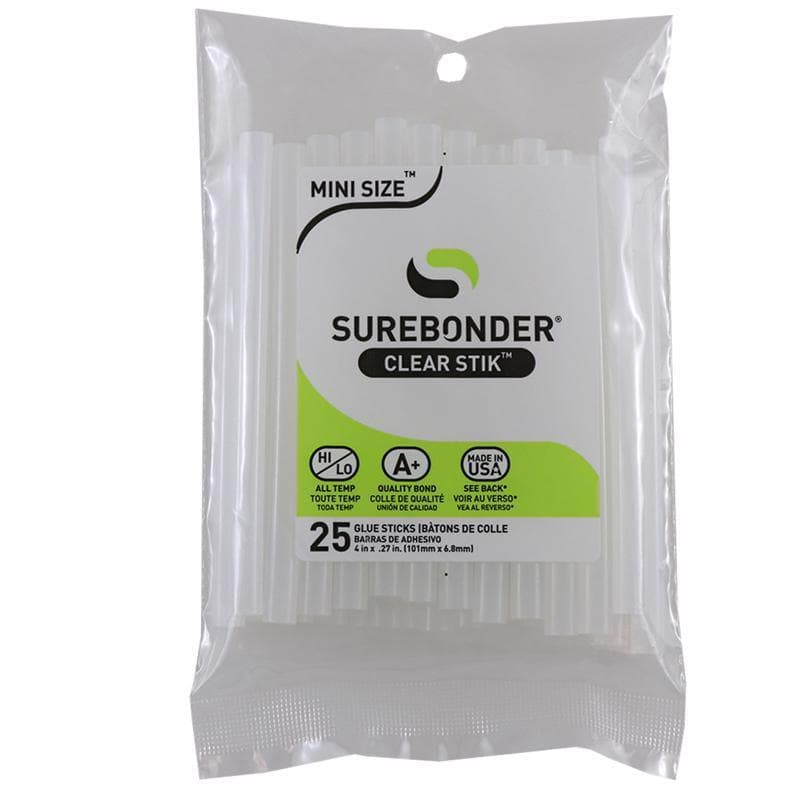 Mini Hot Glue Sticks, 0.3in Clear