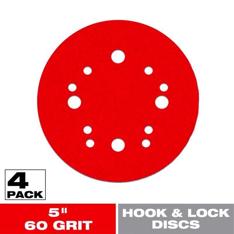 Diablo Sanding Disc, 5in 60 Grit, 4-Pack