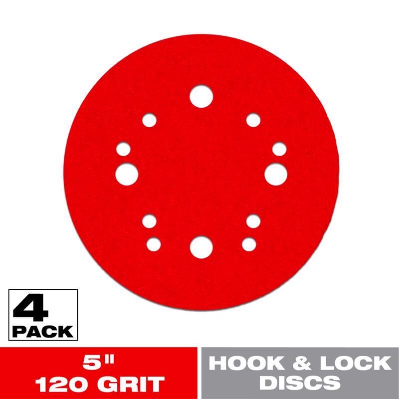 Diablo Sanding Disc, 5in 120 Grit, 4-Pack