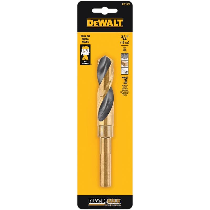 DeWalt Black and Gold Drill Bit, 3/4in
