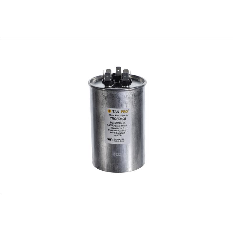 Round run capacitor