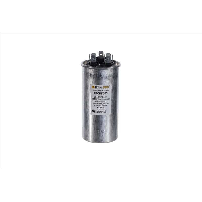 Round Run Capacitor 35+5 MFD