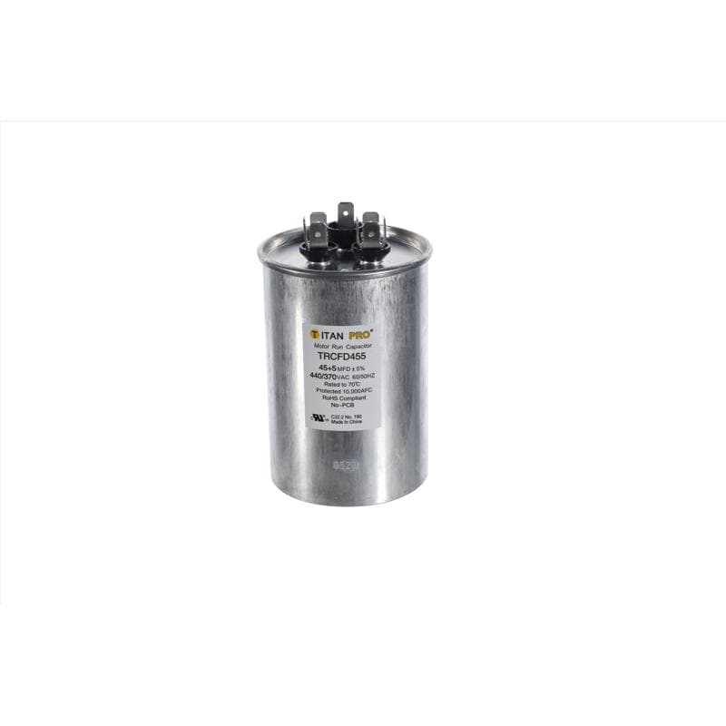 Round Run Capacitor 45+5 MFD