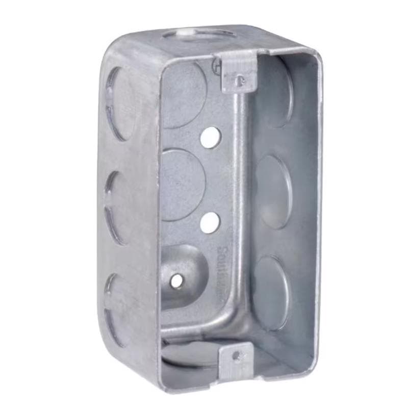 Steel Outlet Box, 1-7/8in Deep