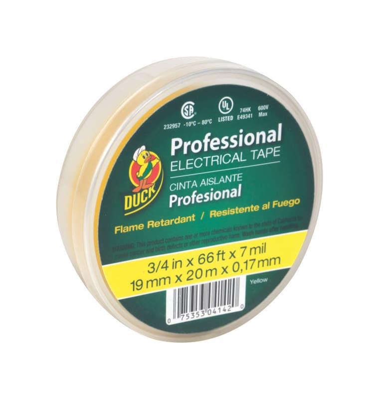 Electrical Tape, 66ft, Yellow