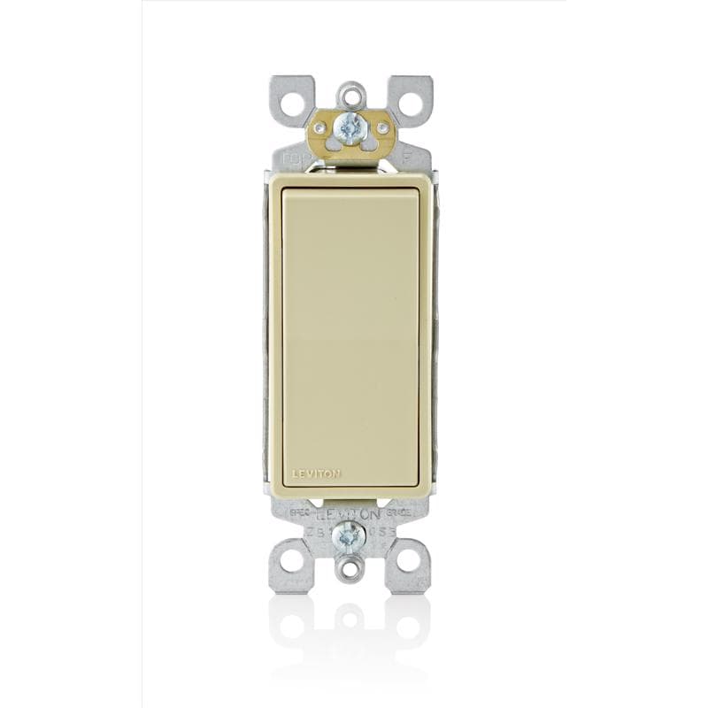 Leviton Quiet 3-Way Switch, 15A Ivory