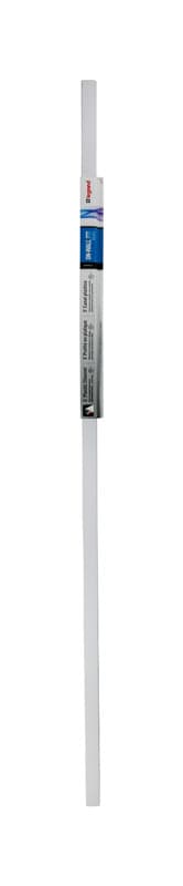 Wiremold Wire Channel, 5ft, White