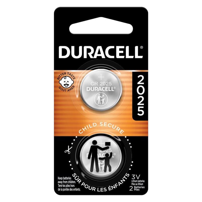 Duracell Lithium Coin Battery, 2025, 2-Pack