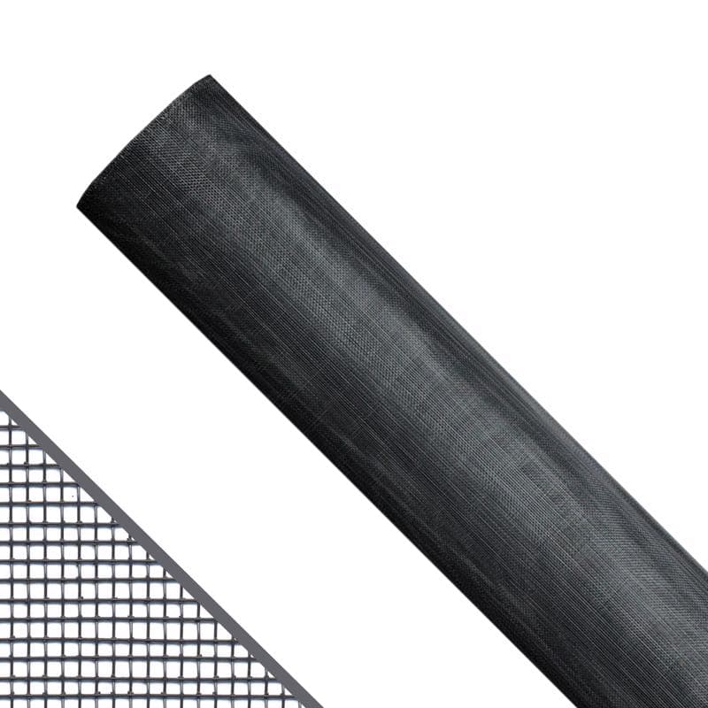 Fiberglass Screen Roll 24in x 100ft, Charcoal