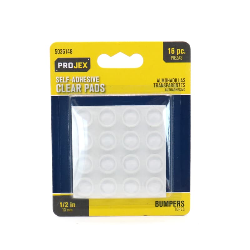 Vinyl Protect Pad 1/2in Clear (16-pack)