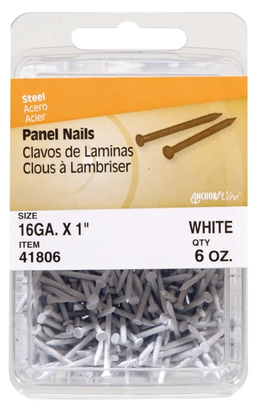 Panel Nail 1in White (6oz)