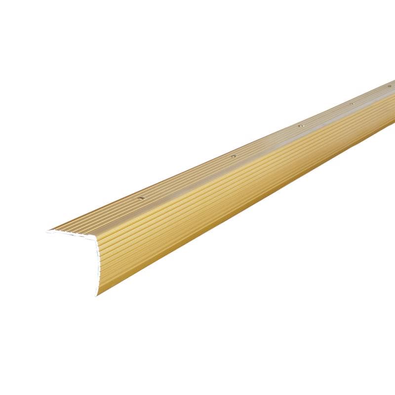 Stair Edge Trim, Gold 1-1/8in x 72in