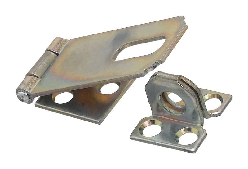 Safety Hasp, Zinc Plated, 2-1/2in