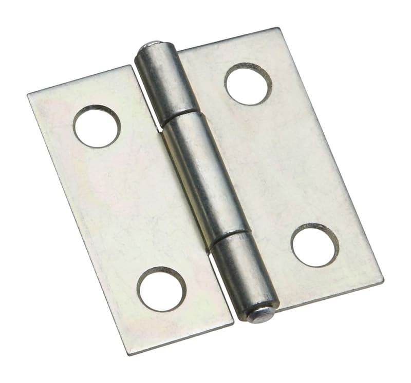 Door Hinge, Zinc, 1-1/2in