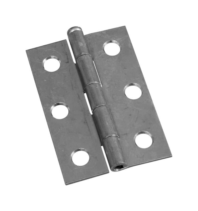 Removable Pin Hinge, Zinc, 2-1/2in