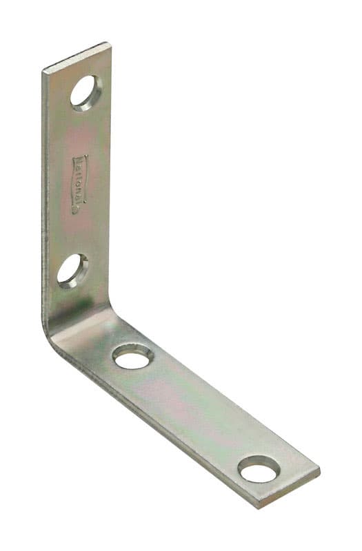 Corner Brace, Zinc, 2-1/2in x 5/8in