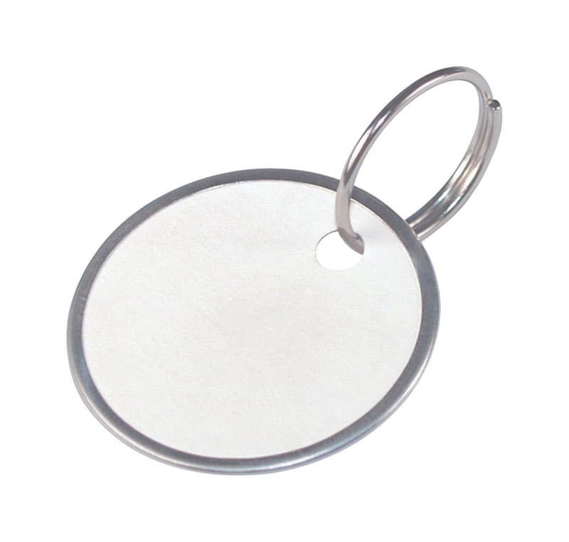 Paper Key Tags, 1-1/4in, 25-Pack