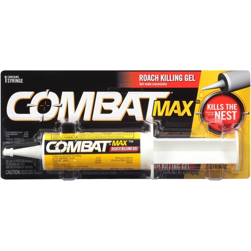 Combat Roach Killing Gel Syringe, 2.1oz