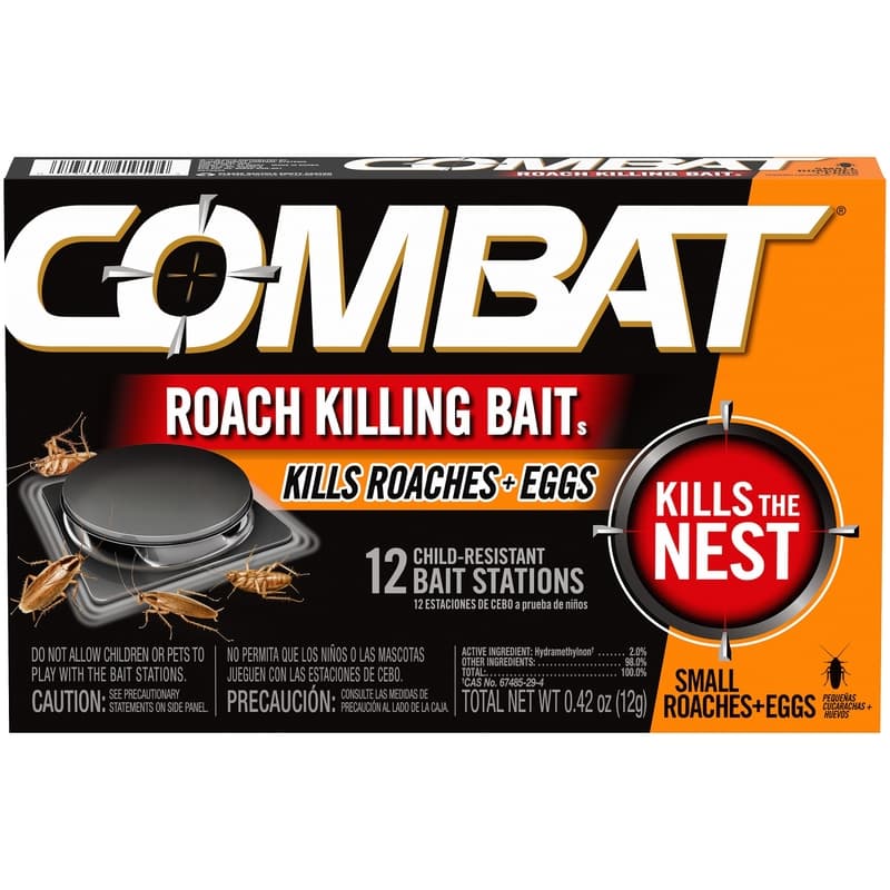 Roach Bait Stations, Small 12-Pack