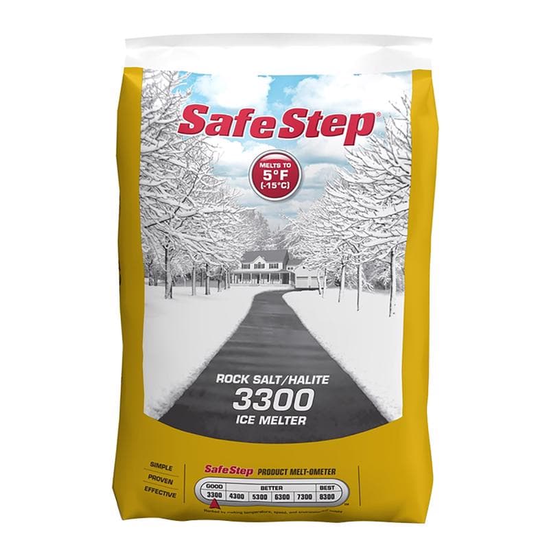 Ice Melt Rock Salt, 50lb Bag