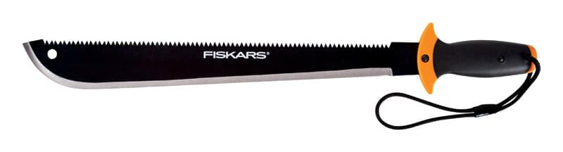 Machete with Saw Back, Steel, 18in