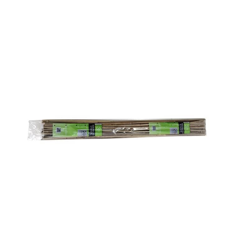 Bamboo Plant Stakes, 3ft, 25-Pack