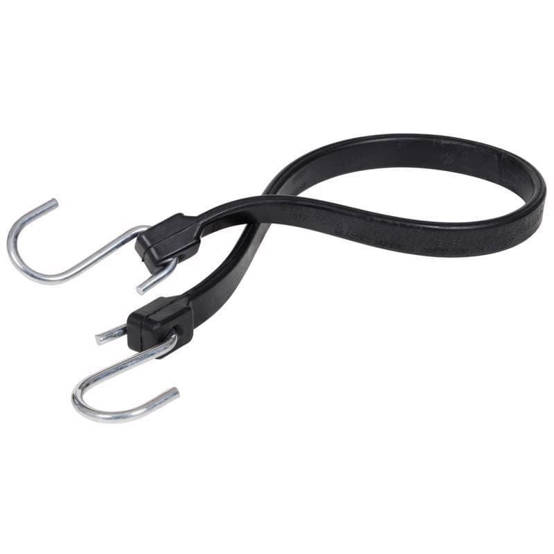 Rubber Tarp Strap, Black 24in